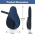 VISEMAN Table Tennis Racket Cover, Ping Pong Paddle Case, Portable Waterproof Table Tennis Bat Bag to Hold 2 Paddles 5 Balls