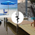 JYINCPED 2" 1.725" 1.790" Dock Auger for OD Pipe w/ ID or ID, Dock Sand Auger for PVC Tubing Sandbar Anchor or Aluminum