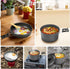 Lixada Camping Cookware Mess Kit, 10pcs Non-Stick Lightweight Stackable Pot Pan Bowls with Storage Bag for Hiking