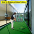Pop Up Golf Chipping Net, Indoor/Outdoor Golfing Target Net, Collapsible Portable with 15 Training Balls and 2 Hitting