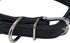 Dogs My Love Real Leather Extra Wide Padded Tapered Dog Collar, 11"-13" Neck, 2" Wide, Black