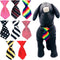 PET SHOW 8pcs Dot Stripe Small Dogs Collar Charms - Neckties for Medium Dogs, Cats, Puppies, Holiday Costumes