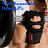JOBGAIN Workout Gloves for Men and Women, Gym Weight Lifting Padded Gloves with Wrist Wrap Support, Full Palm