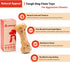 Dog Chew Toys Pine Wood and Nylon, Tough Toys for Aggressive Chewers, Real Bacon Indestructible Toys to Keep Them Busy