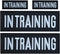 4 Pcs In Training Patch: Removable Embroidered Tactical Vest Patch for Dog Vest, Carrier, and Collar