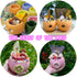 QHTUNION 357g) Treat Dispensing Dog Toy & Slow Feeder Bowl, Interactive Puzzle and Mental Toy for Anxiety Relief,Chase