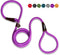 PetiFine 6FT x 1/2" Reflective Slip Lead Dog Leash, Heavy Duty Adjustable Nylon Rope for Small Medium Large Dogs