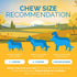 6 Inch Beef Collagen Sticks for Dogs - Rawhide Free Long Lasting Chew Treats for Large Dogs, 25 Count
