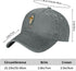 Frog Shark Black Vintage Distressed Adjustable Washed Denim Mens Dad Trucker Hat Baseball Cap