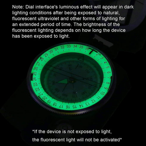 Sportneer Compass: Accurate Durable Lightweight Orienteering Compass with Strap and Carrying Case for Hiking
