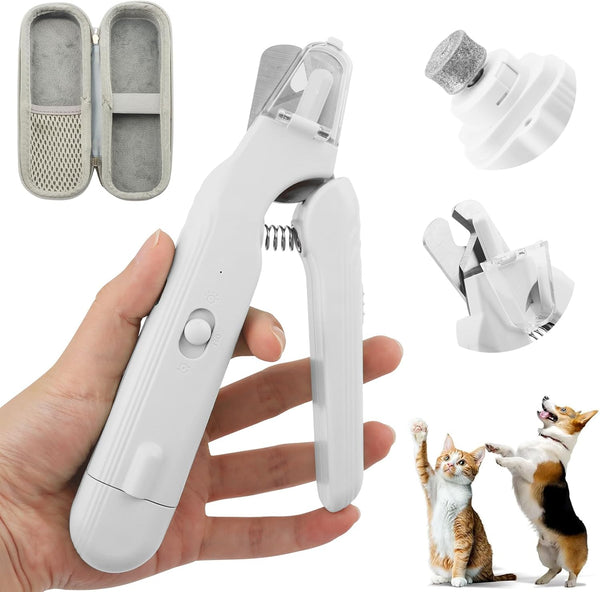 Londehuhai 2-in-1 Dog Nail Grinder & Dog Nail Clippers Trimmers, Dogs Trimmer with