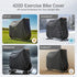 AAOWEEY Strip,4 Stationary Bike Cover Waterproof OutdoorUpright Exercise Bike Cover with Air Vent,Waterproof Windproof