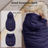 Fleece Lining Extra Warm Dog Hoodie for Small Dogs, Winter Jacket with Hood, Blue, M