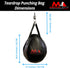 MMA Wrecking Ball Punching Bag, Professional Boxing Teardrop Body Snatcher Bag for Training Kickboxing Muay Thai, Round