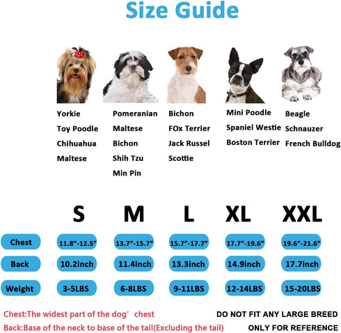 FLAdorepet Classic Dog Denim Jumpsuit Overalls, Pet Jeans Pants for Chihuahua, Yorkie, Dachshund (Light Blue, Medium)