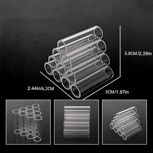 YZZLZH Easy to Acrylic Shrimp Hideouts for Crystal Shrimps Featuring Transparents Materials and Natural Cave Shape