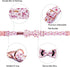 Lionheart Glory Shark Print Dog Bow Collar, Adjustable Pink Summer Spring Collar with Bowtie for Large Dogs