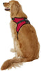 No Pull Reflective Adjustable Dog Harness with Handle, Comfortable Soft Mesh, Easy On for Small Medium Large Dogs (Red)