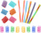 WishLotus Spring Cat Toys - Colorful Cat Spring Toy and Cat Tube Toy Telescopic Mesh Pole for Kitten Chew Toys