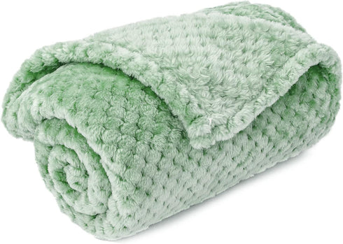 Dog Blanket or Cat Blanket, Warm Soft Fuzzy Blankets for Puppy, Small Medium Large Dogs or Kittens, Plush Fleece Throws