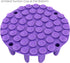 Slow Feeder Dog Bowl Insert,Doweiss Silicone Slow Feeder for Dog Cat Puppy Pet with Stong Suction Cups for Dog Bowls Slow Eating Bowls (Large, Purple)
