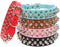 Mushrooms Spiked Rivet Studded Adjustable PU Leather Pet Collars for Dogs and Cats (Medium, Red)