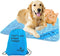 Self Cooling Mat for Dogs with Free String Bag - Washable & Portable Soft Pad for Indoor or Outdoor Use