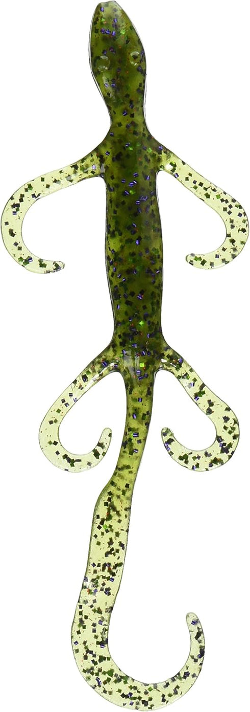 Zoom Bait Lizard, 6in., (9 Pack) Watermelon Candy Red 2281