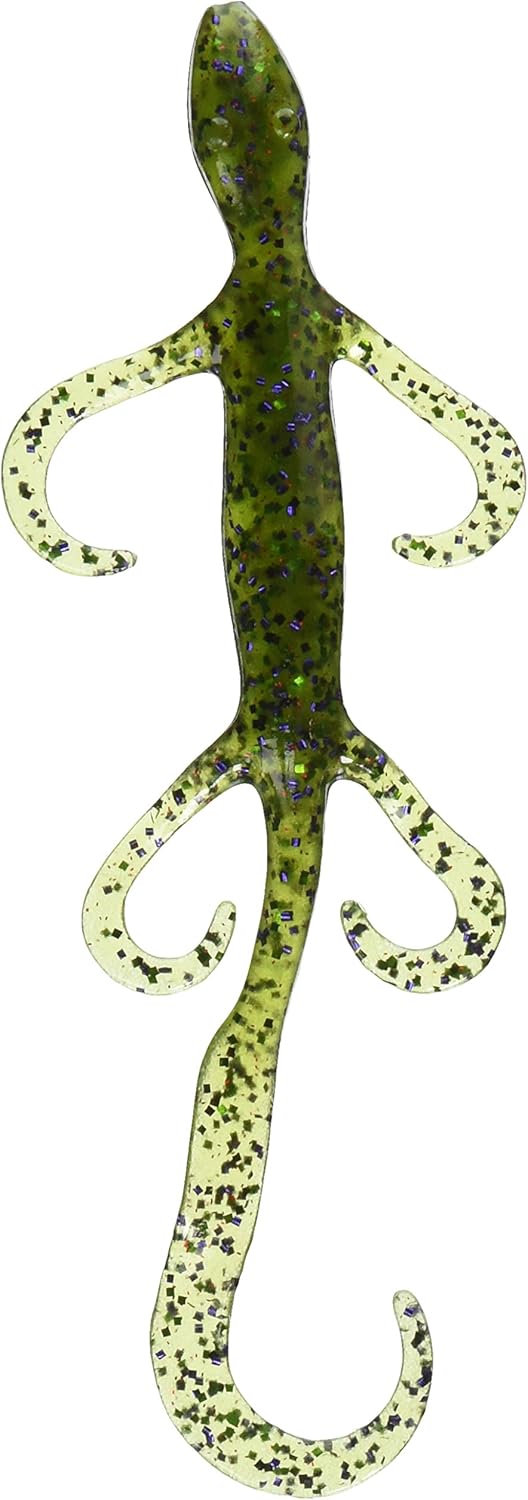 Zoom Bait Lizard, 6in., (9 Pack) Watermelon Candy Red 2281