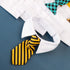 Segarty 6pcs Adjustable Dog Neck Ties, Classy Stripped Neck Tie with White Dog Collar for Small and Medium Pets