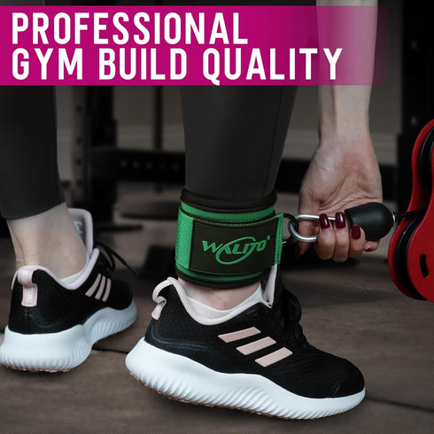 WALITO Ankle Resistance Bands with Cuffs, Ankle Weights for Women, Glutes Workout Equipment, Home Gym Exercise Equipment