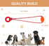 Interactive Dog Chew Toy with Rope for Aggressive Chewers - Treat Dispensing, Toothbrush for Pet Teeth Cleaning