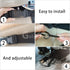 Car Dog Net Barrier, 21 * 21In Adjustable Mesh Obstacle for Car Back Seat Pet Fence, Easy to Install and Clean