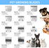 MEMIRY 4FC+5FC+7FC A5, KM10 (3 Packs) Size Detachable Dog Grooming Blades, Compatible with Andis, Oster Wahl Series