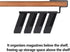 Universal Pistol Magazine Holder, Pack of 2 Under Gun Safe Shelf Magazine Storage, Organizer & Accessories for Most