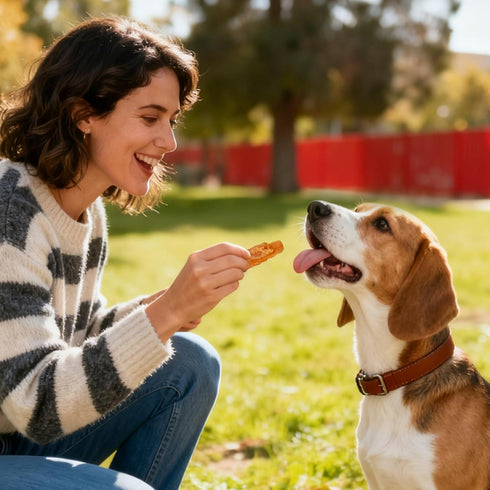 1.35 Chicken Wrapped Sweet Potato Dog Treats, Gluten & Grain Free Dog Chews for Puppy and Small Dogs, Pound