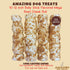 Amazing Dog Treats - Beef Cheek Rolls Mega Thick (Bully Dust Flavor, 10" - 6 Count) - Safe Rawhide Alternative
