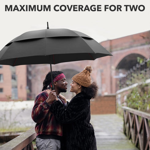 Repel Windproof Travel Umbrella for Rain - Easy Auto Open Close, Compact with Strong Fiberglass Frame