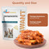 1lb/454g Soft Dog Treats Chicken Sweet Potato Sticks Puppy Easy to Digest Training Snacks Chicken Wrapped Sweet Potato