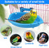 Bird Bath for Cage- Small Tub Bowl for Hang Inside Cage Birdbath Shower for Parrot/Parakeets/Cockatiels/Canary/Budgerigar (Blue)