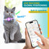 ZFSJTAG Cat Tracker, GPS Tracker, Compatible with Apple Find My App(Only iOS), Real-Time Location Pet Tracker, No