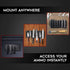 Ammunition Ammo Keeper MG Magnetic Holder for Gun Magazines and Clips, Organize Mount in Your Gun Safe, Locker Cabinet