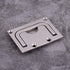 Tbest Flush Ring Pull Handle, Stainless Steel Boat Flush Hatch Locker Cabinet Pull Handle for Marine Yacht Boating