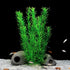 2 pcs Extra Large Aquarium Decor Plastic Plants, 21 Inches Tall Artificial Fish Tank Decorations (Green)