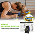 Gradient Fitness Stretching Strap for Physical Therapy, 12 Multi-Loop Stretch Strap, 1.5" W x 8' L