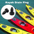 Kayak Scupper Plug Silicone Drain Plugs for Most Fishing Boats, 2 Pcs Bung for Sundolphin Kayaks