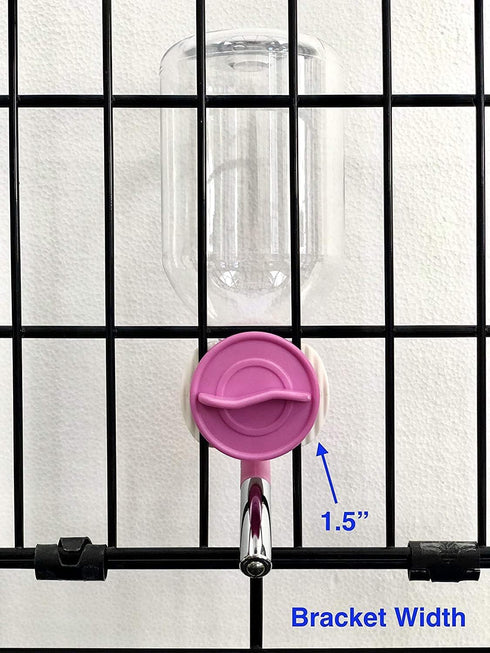 Choco Nose Patented Mini No-Drip Water Bottle/Feeder for Small Pets, 10.2oz, Nozzle 10mm, Pink (C125)
