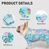 KYEESE X-Large Dog Pajamas - Quick-Dry Mesh Pjs for Small Dogs, Lightweight UV-Protective Flamingo Pattern Costume