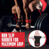 WALITO Wrist Straps for Weightlifting, Double Layer Leather Lifting Straps with Adjustable Neoprene Padded Wraps