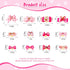 MTLEE 12 Pieces Small Dog Hair Bow Rubber Bands Cute Puppies Hair Bows Pink Doggies Cat Topknot Pet Headdress with Rhinestones Dog Grooming Bowknot Pet Hair Accessories for Puppy Kitten